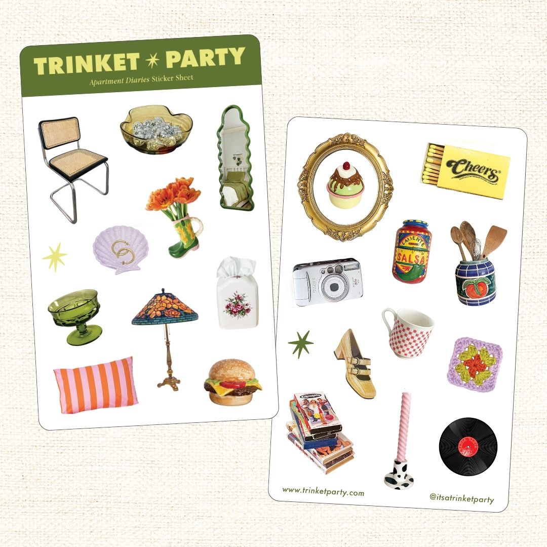 Apartment Diaries Sticker Sheets