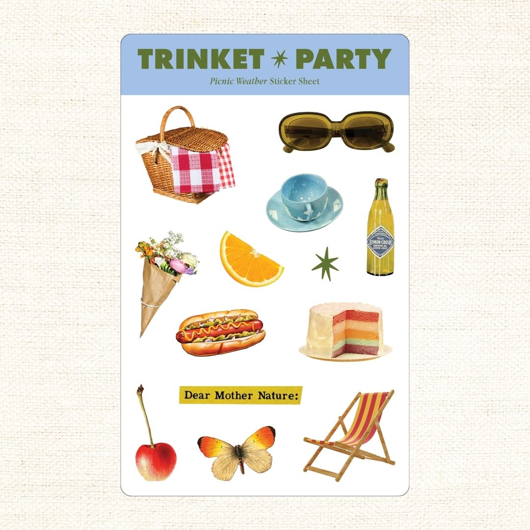 Picnic Weather Sticker Sheets