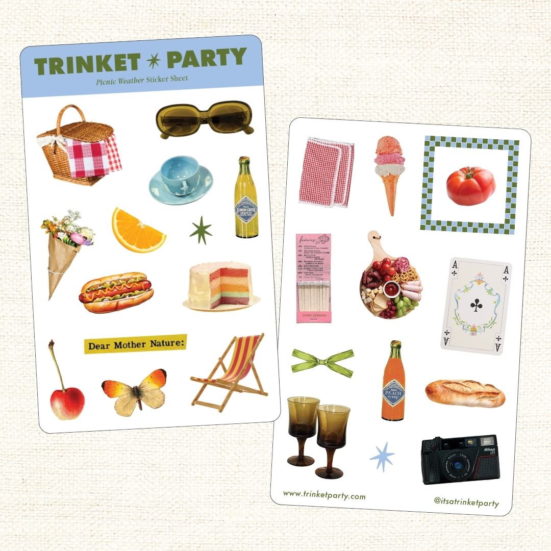Picnic Weather Sticker Sheets