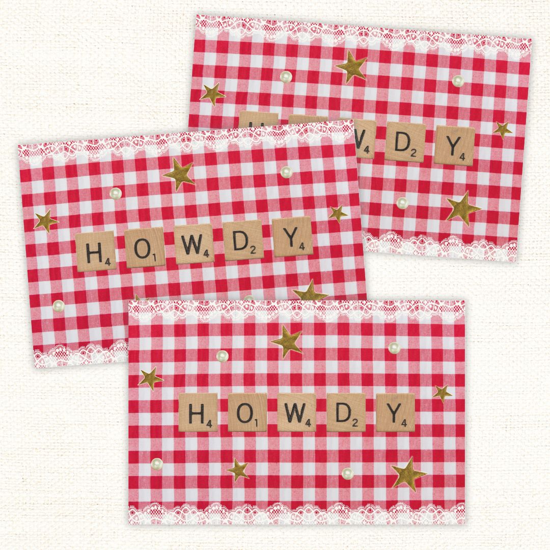 Howdy Postcard Set