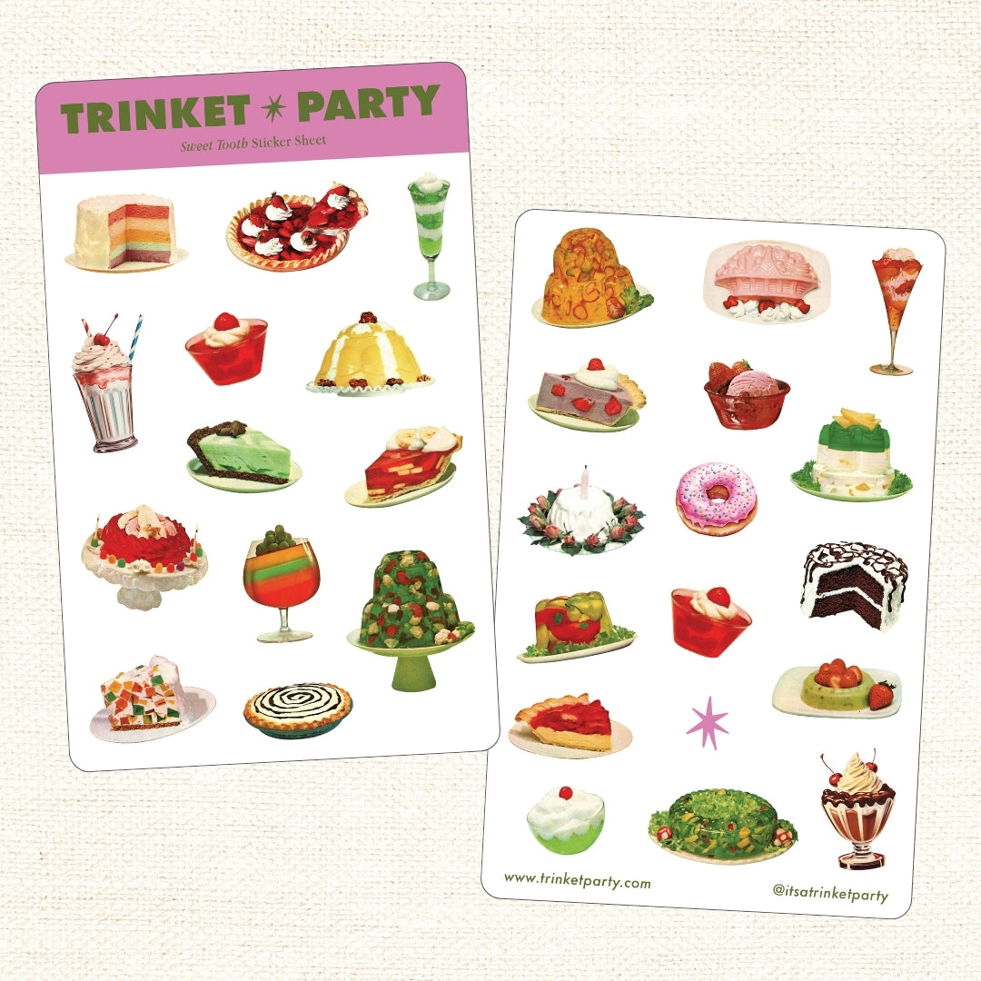 Sweet Tooth Sticker Sheets