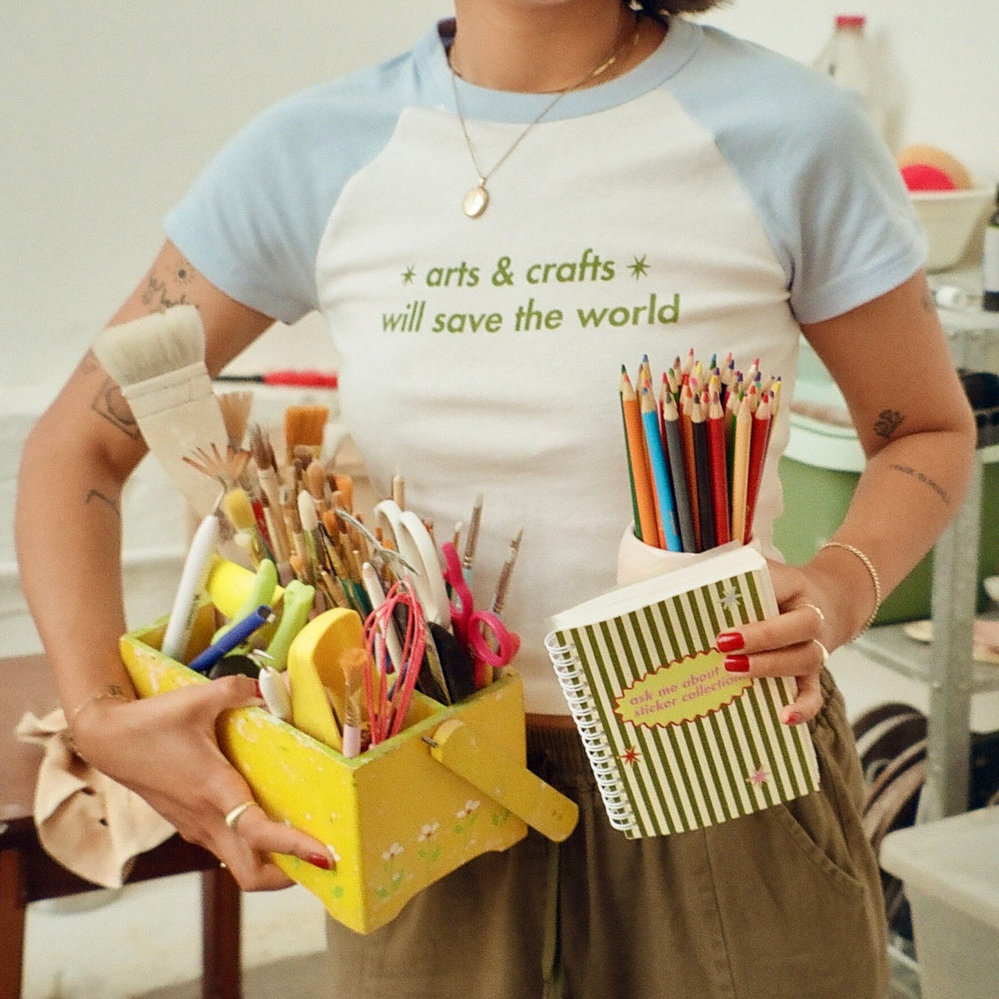 Arts & Crafts Baby Tee
