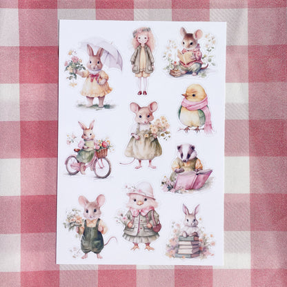 Woodland Friends Sticker Sheets