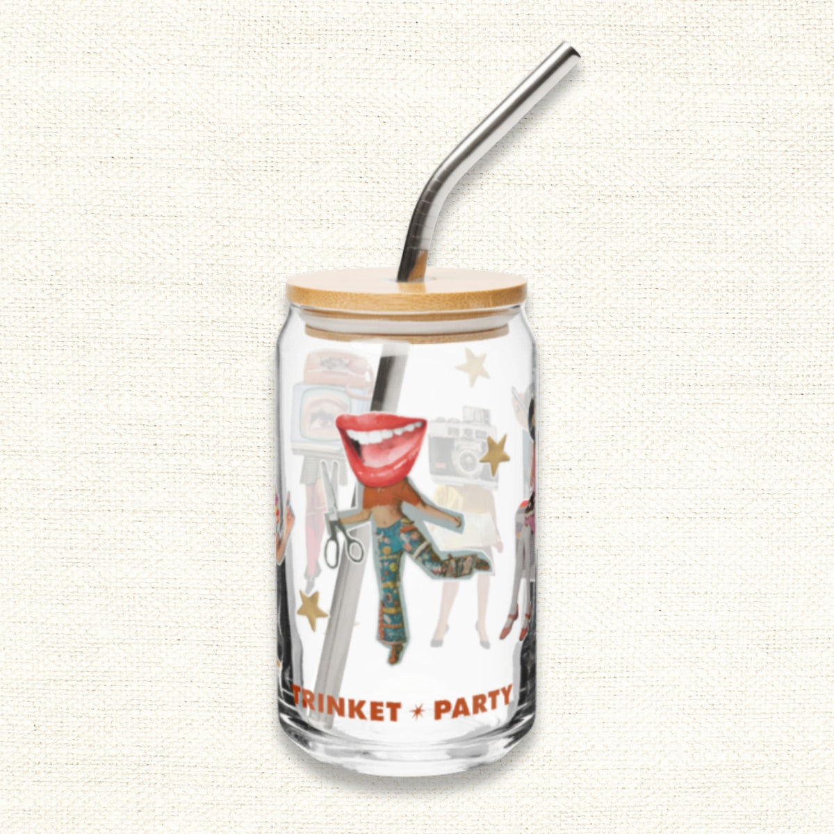 Crafty Girls Drinking Glass