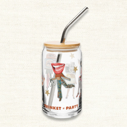 Crafty Girls Drinking Glass