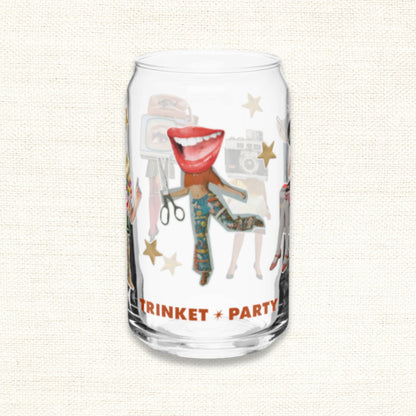 Crafty Girls Drinking Glass