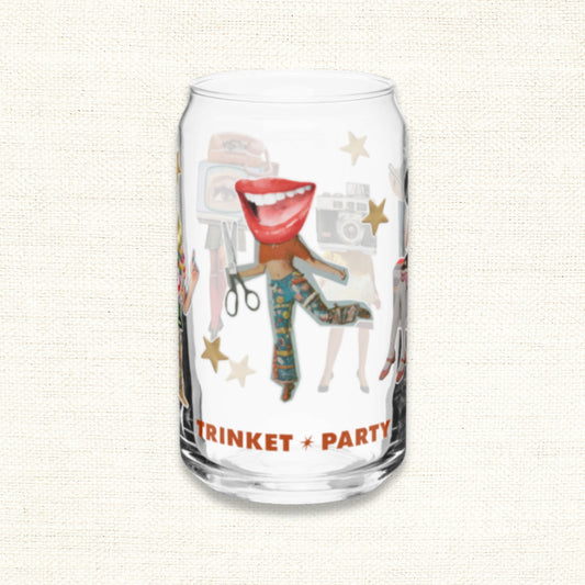 Crafty Girls Drinking Glass