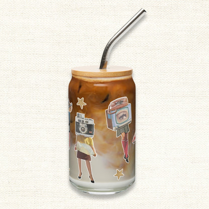 Crafty Girls Drinking Glass