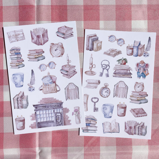 Book Nook Sticker Sheets