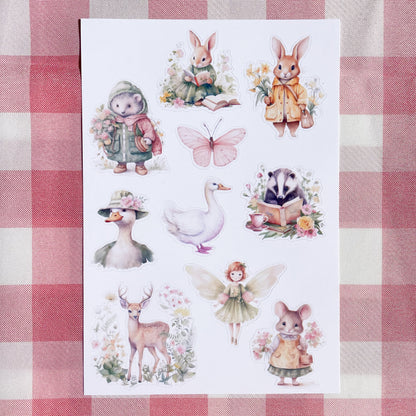 Woodland Friends Sticker Sheets