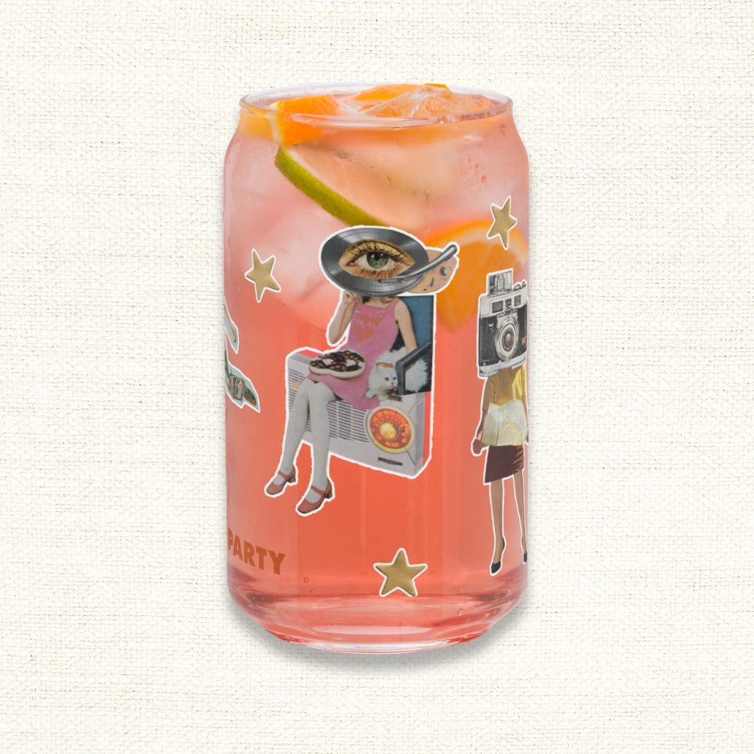 Crafty Girls Drinking Glass