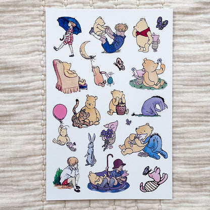 IMPERFECT Winnie the Pooh Sticker Sheets