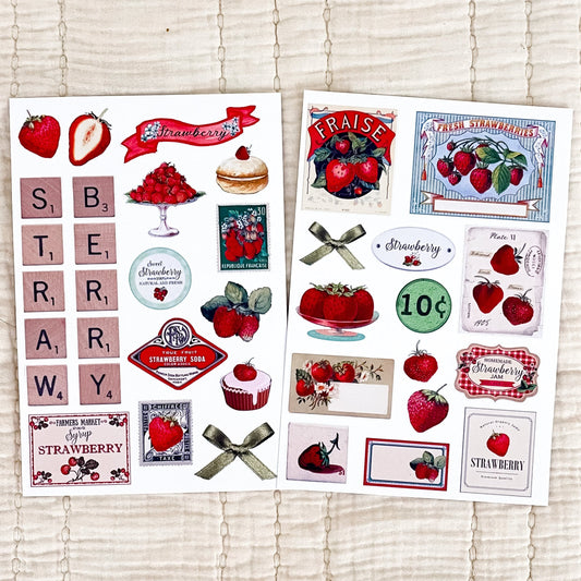 Strawberry Fields Sticker Sheets