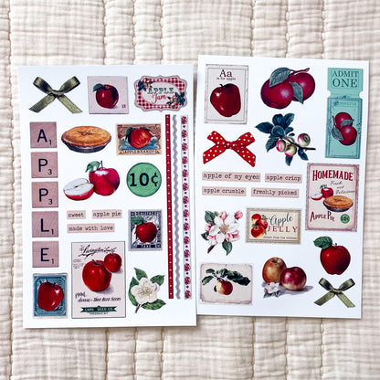 IMPERFECT Apple Picking Sticker Sheets