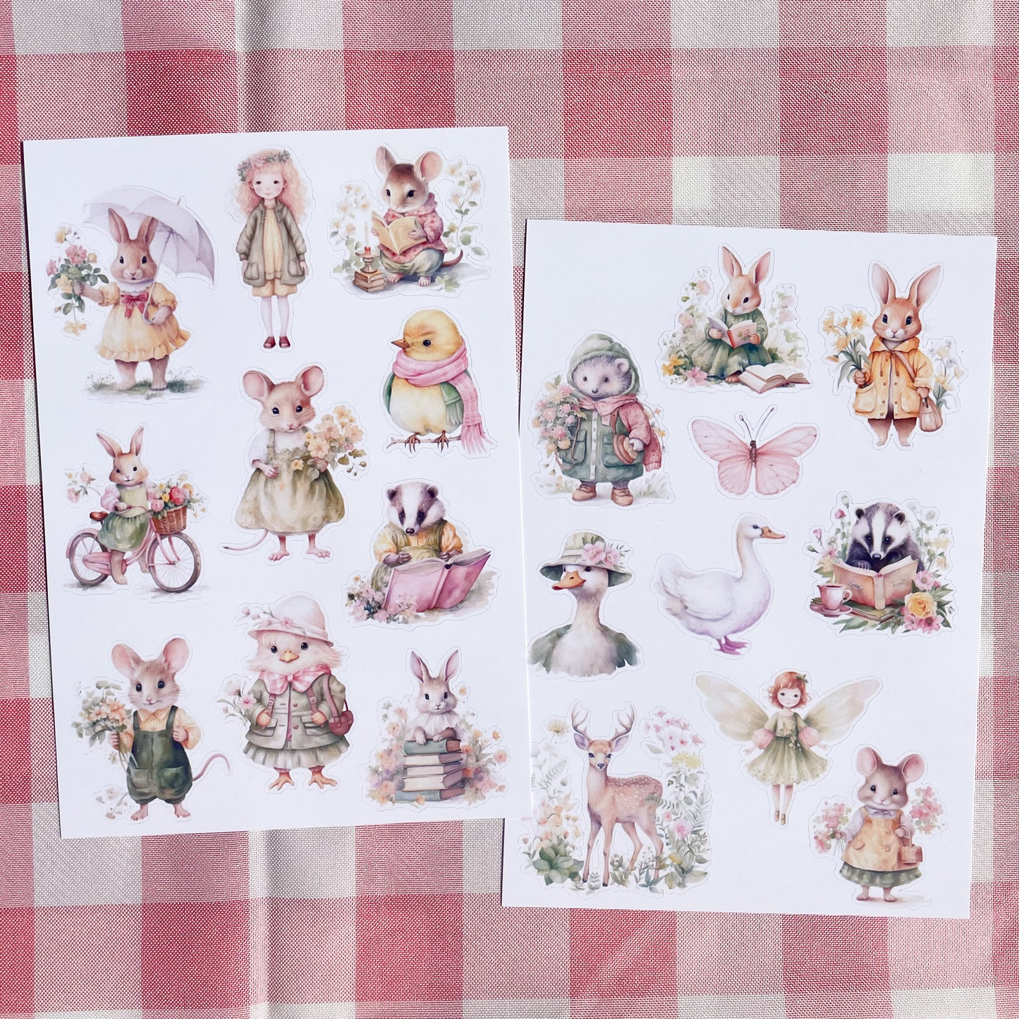 Woodland Friends Sticker Sheets