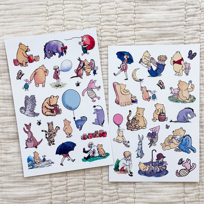 IMPERFECT Winnie the Pooh Sticker Sheets