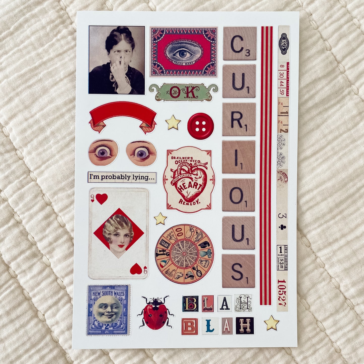 Curiosities Sticker Sheets