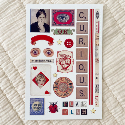 Curiosities Sticker Sheets