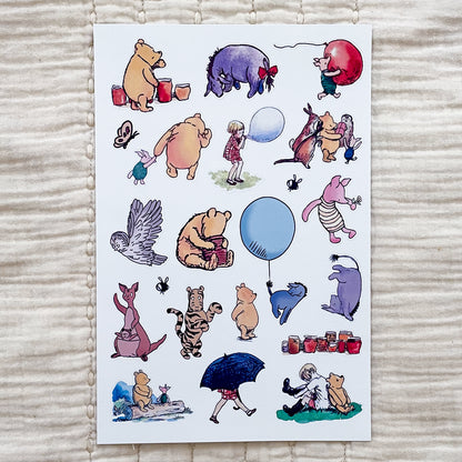 IMPERFECT Winnie the Pooh Sticker Sheets