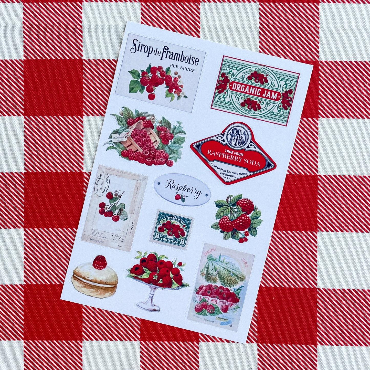 Raspberry Jam Sticker Sheets