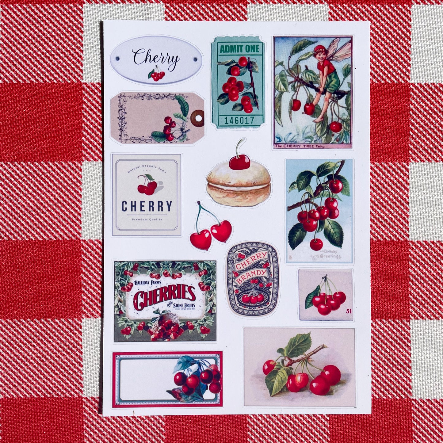 Cherry Pie Sticker Sheets