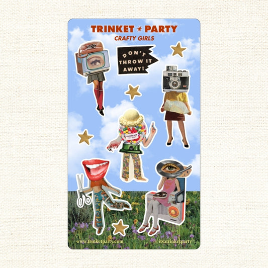 Crafty Girls Sticker Sheet