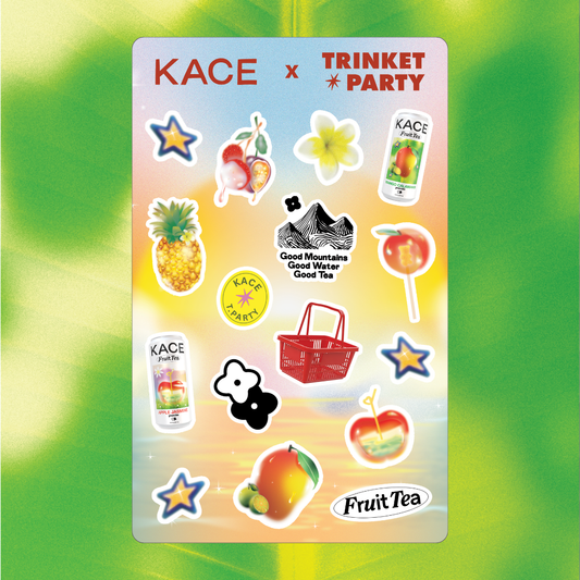 KACE x Trinket Party Sticker Sheet